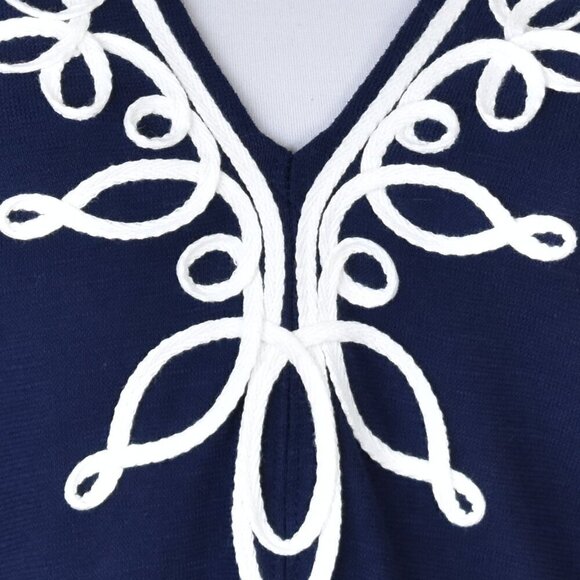 Lilly Pulitzer Westley True Navy Tunic Top - S - Picture 2 of 9